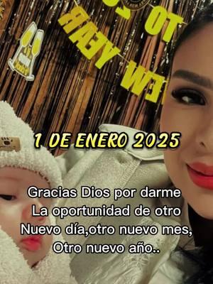 Feliz año para todos este año empecé diferente #bebe #fpy #newbaby  #nevoaño  #bendiconesparatodos #2025 