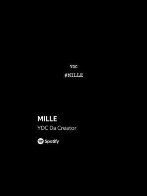 NEW SINGLE “MILLE” OUT NOW #Usesound #FYP #NEWTREND 