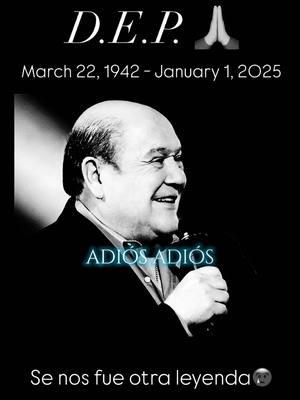 Leo Dan 🪦Marzo 22, 1942 - Enero 1, 2025🥀 #leodan #leodanparasiempre #dep #rip #tristanr #courtesyovarogue #puebloviejomusic #estereosalvaje #lacortesia #2025 #funeral #leyenda #regionalmexicano #triste #dolor #llorar #longing #hastaelcielo #yquetalsiteescapasdelcielo #yquetalsiteescapazdelcielo #fyp #parati #fypシ #fypシ゚viral #fypage #fyppppppppppppppppppppppp #fypツ #toquenmariachiscanten #adiosadiosmexicoquerido #musica #mexico #california 