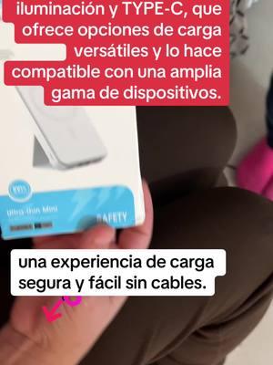 Banco de carga magníficoy portátil, Para que tengas siempre tu celular 📲 con batería. Proporcionando una experiencia de carga segura y fácil sin cables. Admite la carga rápida de entrega de energía de 22,5 W, lo que reduce drásticamente el tiempo de carga de su iPhone y otros dispositivos compatibles. Cuenta con una entrada de iluminación y TYPE-C, que ofrece opciones de carga versátiles y lo hace compatible con una amplia gama de dispositivos.#magneticcharger #iphone #extrabattery #batterybank #wireless #fypシ #TikTokShop #tiktokmademebuyit 