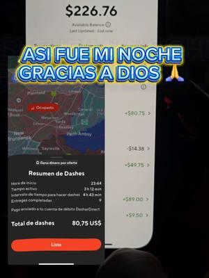 ASÍ TERMINO MI NOCHE GRACIAS A DIOS, 🙏🙌 #DORDASH #FY #VIDEOVIRAL #VIDEO #FYP #LYFT 