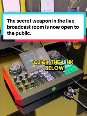 The secret weapon in the live broadcast room is now open to the public.#G10 #tenlamp #soundcard #fyp #TikTokShop #Direct #singing #play #Sound #soundeffects #tiktokfashion #soundstouse 