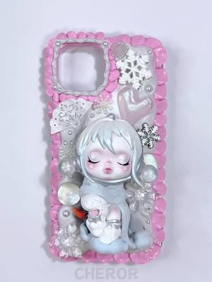 Skullpanda tell me what you want series custom decoden case — Let it snow ~ #asmr #cheror #asmrsounds #skullpanda #tellmewhatyouwant #letitsnow #decoden #phonecase #decodenphonecase #DIY #custom #phonecasediy #samsung #foryou 