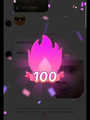 Por fin! 😂 🎉100🔥🎉 @Orion 光 Felicidades 🥂 #racha100 #fyp #fy  #laracha #racha #gely9612 #gelygt🌸🍚 #gelygt🌸 #parati 