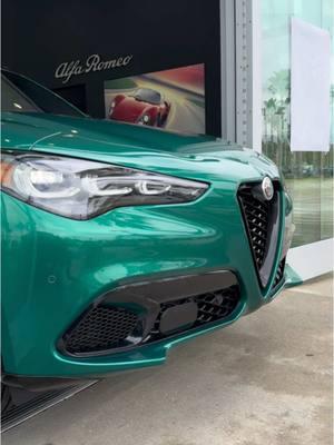 2025 Stelvio Veloce in Verde Fangio paint 💚🇮🇹 #alfaromeo #stelvio #alfa #suv #italiancar 