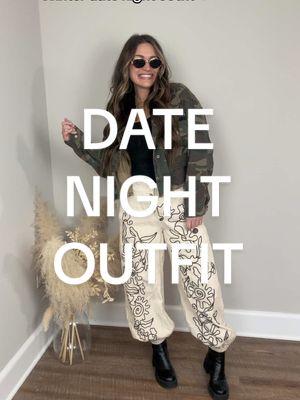 Your next date night outfit 🖤🍻 @Love, Sal Boutique  #tiktokfashion #fashiontok #fitcheck #winterootd #winteroutfit #winterdatenightoutfit #datenightoutfit #datenightoutfits #bohofashion #camojacket #camojacketoutfit 