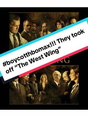 I was 4 episodes, 4 episodes away from the series finale. I wanted to watch it last night, but @Max JUST HAD TO take off TWW. You REALLY pissed off the fandom #boycotthbomax #TheWestWing #HBOMAX #fyp #foryoupage #fypシ゚viral #fypage #fypシ #