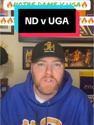 NOTRE DAME v UGA #notredame #fightingirish #uga #georgiabulldogs #cfp #collegefootballplayoff #ncaaf #ncaafpicks #fyp #fypage #foryoupage 