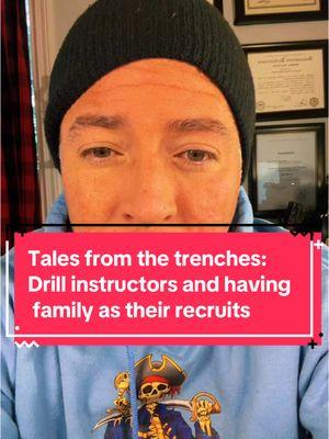 Tales from the trenches: Drill instructors and having  family as their recruits #military #training #drillinstructors #recruits #dischool #family #father #son 