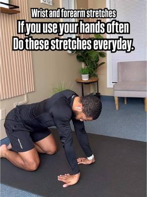 Hold for 30 secs for each stretch. This is great for individuals that use their hands often. #stretches #stretch #wristpain #lmt 