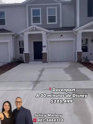 📍Davenport 🎁 $285,499 por este excelente townhome ubicado a 30 minutos de Disney. 🏠 1.689 Sq Ft/ 3 habitaciones/ 2.5baños / 1 puesto de garage. ✔️Comunidad con piscina y parque para niños. ✔️Cerca del Centro Comercial Posner Park. Julio Peña y Mariesy Dávila La Rosa Realty Internacional 📱Contáctanos al 407-2726084 y 407-5484718 📍1420 Celebration Blvd, Suite 247. Celebration, FL 34747. #CasasenFlorida #Casasnuevas #CasasenDavenport #CasasenLakeland #CasasenWinterHaven #CasasenOrlando #casasensaintcloud #RealtorenOrlando #Realtor #Asesorinmobiliario #propiedadesvacacionales #championsgate #Casasenkissimmee #vacacionesenorlando #Liveinflorida #Orlando #OrlandoRealtor #Realestatelife #luxuryhomes #windermere #Disney #universal #CasasenClermont #CasasenWinterGarden  #agentedebienesraices #Townhomes #CasasenApopka #CasasenSanford #CasasenDeltona