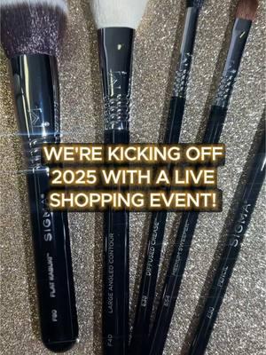 🎉 Tune in today for our LIVE shopping event! 🛍️✨ Don’t miss exclusive deals and all the must-have beauty finds. See you there! 💄💫 #LiveShopping #BeautyDeals #SigmaBeauty #Sigma #TTS #SigmaBrushes #bestseller 