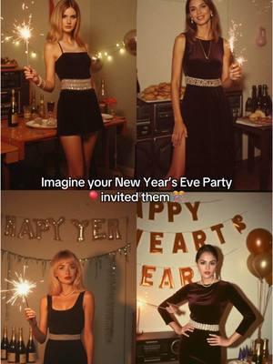 Happy New Year!!Who‘s New Year Outfit is your favorite?✨💖 #photogrid #photogridapp #photogridai #ai #aiediting #aiedit #fyp #trending #goviral #kardashians #jenner #aifilter #2025 #newyear #firework #newyearseve #happynewyear #lanadelrey #sabrinacarpenter #selenagomez #party #partyoutfit 