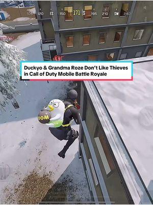 Duckyo & Grandma Roze Don’t Like Thieves in Call of Duty Mobile Battle Royale  Duckyo and grandma Roze decided to land at dormitory in Call of Duty Mobile Battle Royale since there’s always a much needed chopper at this location. Some punks thought it would be a good idea to steal our ride as you can see. We weren’t able to stop the thief in time but due to his actions his teammates would have to suffer the consequences. What did they think was gonna happen in this particular situation? If you’re not with the infamous duo you're against us. That’s pretty much what tends to happen when you cross Duckyo and his grandma. The thief got lucky today but his teammates paid for it with their lives in CODM BR.  #codmnigeria #codmphilippines #codmoceania #codm #mandocodm #codmfyp #codmbr #codmmovement #codmtutorial #codmviral #br0ken #codmbattleroyale #codmsolovsquads #codmtricks #callofdutymobile #codmsmokebomber #codmsolo #codmtips #codmbrclips 