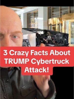 3 Crazy Facts About Trump Cybertruck Attack in Las Vegas #politicstiktok #politicaltiktoker #donaldtrump #trump #politicaltiktok #uspoliticsnews #elonmusk #cybertruck 