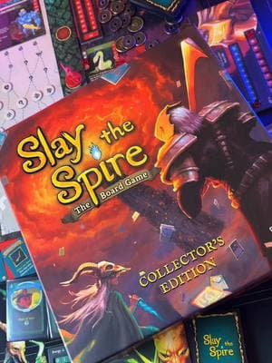 MY FAVORITE BOARD GAME OF The YEAR goes to Slay the Spire! 🗡️🏹 As someone who has played hundreds and hundreds of hours of the video game, I wanted to have nothing to do with the board game version. I was afraid I was going to be disappointed and so I decided to completely write it off. Did zero research into the development of it, the game was 💀 to me. Until I was at Gencon and someone was all like “just shut up and play it” and so I did and I FELL IN LOVE!!! The effort, love, and care the designers put into making this game feel and play as good as it does REALLY shows. This currently lives in my gaming table and I don’t think it’s leaving anytime soon. 🥛  Making Stone Cold proud one gallon of milk at a time. THANK YOU ALL for sticking around through another season of dairy and lactose 😘  ⁣ .⁣ .⁣ .⁣ .⁣ .⁣ #boardgames #brettspiel #GameNight #games #gaming #juegosdemesa #tabletop #tabletopgame #tabletopgames #tabletopgaming #twitch #wargaming #warhammer #xbox #slaythespire #videogames @Mega Crit  