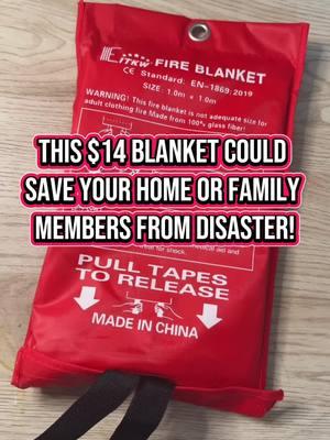 Save 4 households from disaster for $20!!! #fireblanket #viral #fireproof #firestopper #disasterstrikes #TikTokShop #saveyourhome 