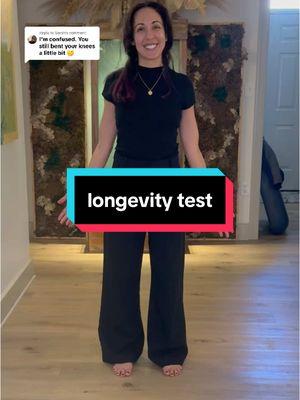 Replying to @Sarah yes they will bend 🦵🏽  Test your longevity with the sit-to-stand test🪑 an unexpectedly humbling way to check mobility & strength. Bonus points if you can pop up like this after a leg day! How’d you do? 👀  This study was done on a cohort aged 51-80yrs.  Link to study ⬇️ https://pubmed.ncbi.nlm.nih.gov/23242910/ #LongevityTest #StrengthAndMobility #HealthyAging #mobilitycheck #mobilitychallenge #sittostandtest #aginggracefully #longtermwellness #lifelongmovementgoals 