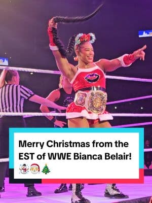 Merry Christmas and Happy Holidays from the EST of WWE Bianca Belair!!! #biancabelair #biancabelairwwe #naomiwwe #wrestletok #WWE #wwefan #fyp #fypシ 