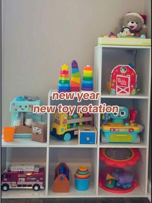 new year new toy rotation! :3 #toyrotation #toyrotationday #toddlertoys #toddlersoftiktok #toddlertok 