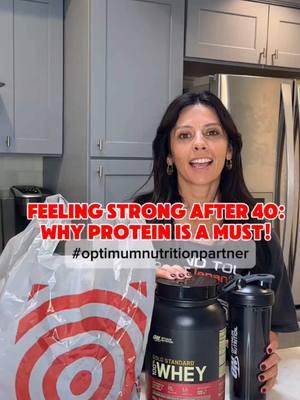 #Ad Muscle building isn’t just for the young—it’s for all of us!   @optimumnutrition_us’s Gold Standard Whey is my go-to when I want to reach my daily protein goals. Take the guesswork out of protein intake and check out Optimum Nutrition's protein calculator. You’d be surprised at how much is needed per day to hit your goals!   Get yours today @Target!   #UnlockMoreYou #GoldStandardWhey #OptimumNutrition