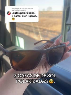 Respuesta a @tay_contentcreator  3 GAFAS DE DE SOL POLARIZADAS 😎. Hay más de 13 combinaciones de colores disponibles.  #paratiiiiiiiiiiiiiiiiiiiiiiiiiiiiiii #fyp #gafas #gafasdesol #😎 #gafas #sunglasses #sunglasess #🕶️ #👓  @Foliful Eyewear 😎