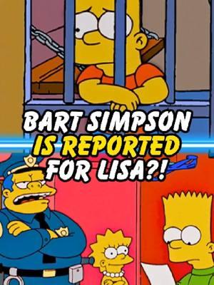 BART SIMPSON IS REPORTED FOR LISA?! #simpsons #thesimpsons #homer #bart 