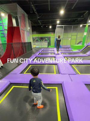 im so proud of my son!! he was so brave 🥹♥️ he had so much fun with his cousins & aunties, i can’t wait to bring him back here w daddy this weekend! perfect way to start of 2025👏🏻 #funcity #adventurepark #familyday 