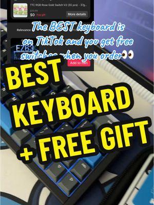 Free gift ends in 2 days… There’s no debate this is the BEST. #iqunix #tiktokshopfinds #iqunixez60 #iqunixez63 #techtok #hekeyboard #magneticswitches #halleffectswitches #startrailswitches #bestkeyboard #top1 #ez63 #halothemesong #tech #xshopreview 