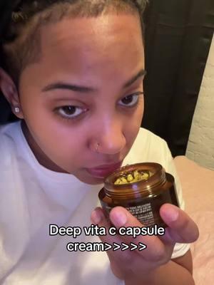 This really works wonders #stud #deepvitaccapsulecream #skincare #wlw 