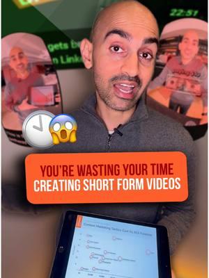 Stop Wasting Time on Short-Form Videos!  Short-form videos may be trendy, but they often deliver a low ROI. After we analyzed over 350,000 pieces of content across 41 businesses, the data was clear: long-form content like webinars, blog posts, and live streams are consistently performing better. What's the key? Creating impactful long-form videos and repurposing them into short-form clips will maximize your results without the extra effort. Focus on strategies that brings value and drives real revenue.  #ContentStrategy #VideoMarketing #DigitalMarketingTips #ContentCreation #ROI