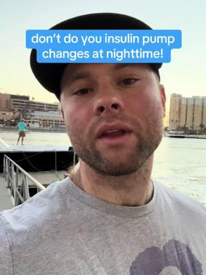 Don’t do you insulin pump changes at nighttime! #insulinpump #pumplife #t1dlookslikeme #type1diabetes #t1d 