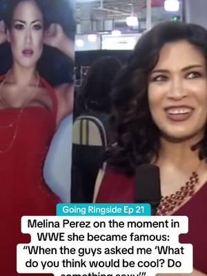 On #goingringside episode 21 former #WWE #womenswrestler #melinaperez explains the formation of her ring entrance #wrestletok 