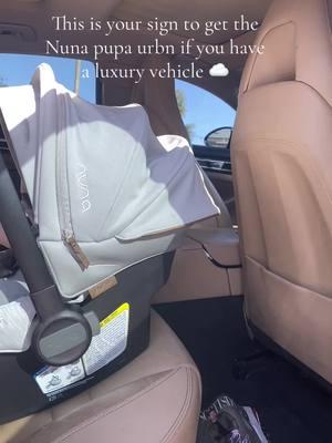 Fav carseat I have had for any of my 4 kids ✨☁️ #carseat #careseats #nunamom #nuna #nunapipa #nunapipaurbn #porschemom #landrovermom #luxuryvehicles #porschepanamera 