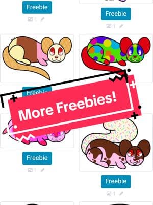 Still have a ton of freebies available on my toyhouse! Comment on them to claim and I have no limit on how many you can claim! I also have a bunch of adopts available and I'll happily take art or characters for any of them! And Sherbert and their stuff is there too if you want to see the chaos! 🪱🔥 #artistsoftiktok #artpractice #digitalart #toyhouse #rodent #mushrooms #adopts #adoptables #originalcharacterart #originalcharacterdesign #furryadopts 