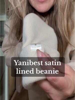 A satin lined beanie knit hat? Yes please! This makes a great gift and Valentine’s Day is just around the corner!  @YANIBEST  #yanibest #beanie #beanies #satinlinedbeanies #satinlined #hat #knithat #satinbeanie #winteressentials #outerwear #winterstyle #haircare #beaniehat #valentinesdaygift #giftideas #valentinesgift #fallfashioninspo #fyp 