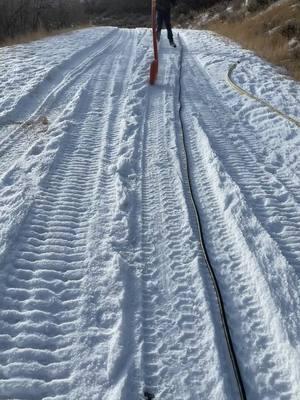 #snowmaking #snowguns #hoses #playinginthesnow 