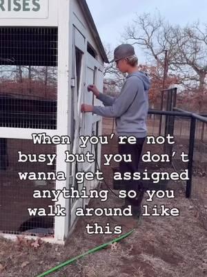 Don’t act like you haven’t pulled the ‘look busy’ maneuver 😏 . #c5farm #lookbusy #reels #reelsinstagram #funonthefarm #farm #chores #assignment #lol #busy #imbusy #funny #jokes #farmlife #explorepage✨ #explore #explorepage #exploremore #explorepageready #ag #farmkid #boys #teens #teenlife #farmboy #fyp