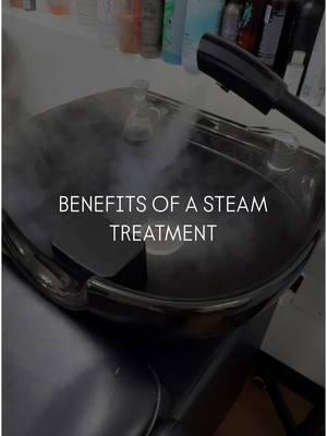 Key benefits of steam treatments:  1️⃣ Deep Hydration: Steam penetrates the hair shaft, delivering deep moisture to combat dryness 2️⃣ Curl Definition: By maximizing moisture retention, steam treatments help curls form by defining your natural curl pattern.  3️⃣ Improved Scalp Health: The heat from steam can help unclog pores, reducing dandruff and promoting a healthy scalp environment.  4️⃣ Better Product Absorption: When using a deep conditioner or hair mask with a steam treatment, the steam opens the cuticle, allowing the product to penetrate deeper into the hair shaft for optimal results.  5️⃣ Increased Elasticity: Proper hydration from steam treatments makes hair strands more flexible, reducing breakage, and promoting healthy hair growth.  6️⃣ Reduced Frizz: By sealing in moisture, steam treatments can help minimize frizz and leave your hair looking smooth and polished.  7️⃣ Stimulates Blood Flow: The heat from steam can increase blood circulation to the scalp, which supports hair growth.  Don’t forget to add a steam treatment to your next appointment! Click the link in my bio or visit www.iamcrownd.com to book . . #steamtreatment #ktips #houstonsalon #ktipextensions #houstontips #silkpress #microlinks #houstonmicrolinks #houstonhairstylist #crowndsalonstudio #microlinkmania #keratinbonds 