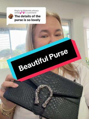 Replying to @Malenda.always smile💕💗  beautiful purse! Phenomenal detailing! #purse#valentinesdaygift #valentinesdaygiftideas #womenpurse 