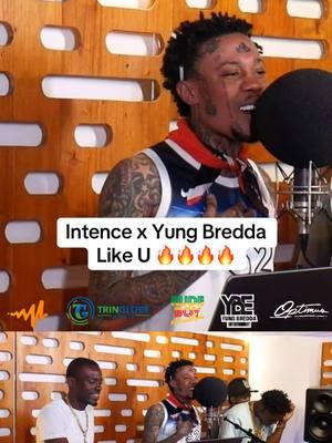 Intence x Yung Bredda link up 🔥🔥🔥 should they make a Like U remix ?#Intence #YungBredda #LikeU #WeOutside #Dancehall #Soca #Explore #fyp #trinidad 