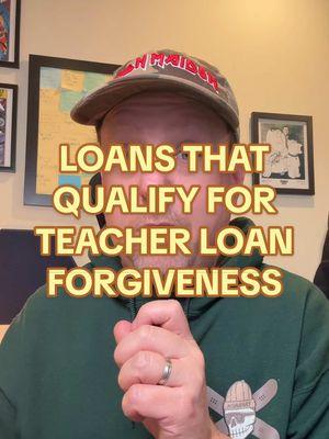 Replying to @Evie and Ella Teacher Loan Forgiveness covers a wider scope of loans than PSLF #studentloans #studentloanlawyer #moneywiselaw 