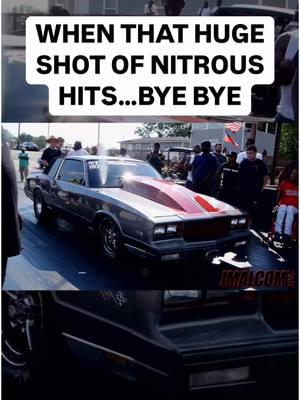 Ol Monte Carlo was getting down #dragracing #dragrace #bigblock #gbody #fast #nitrous #smallblock #speed #horsepower #hotrod #chevy #chevrolet #montecarlo #racecar 