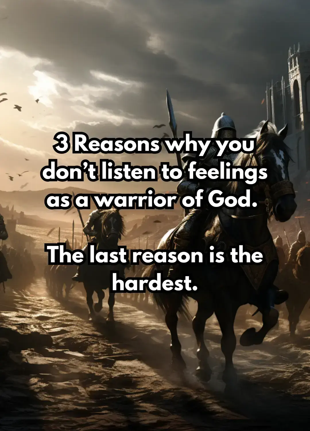 Want to connect deeper with God and become his warrior? If your answer is "Yes" CHECK LINK IN MY BIO! #GodWarriors #SoldiersOfGod #ChristianMotivation #FaithOverFear #BibleVerses #ArmorOfGod #HolyWarriors #DivineStrength #WarriorsForChrist #KingdomOfGod #GodsArmy #ChristianWarrior #FaithAndCourage #BibleTruths #FYPChristian #SpiritualWarriors #FightForGod #ChristianInspiration #FaithWarriors #GodIsOurStrength #fyp #god #viral #teamowork #bible #motivation #jesus