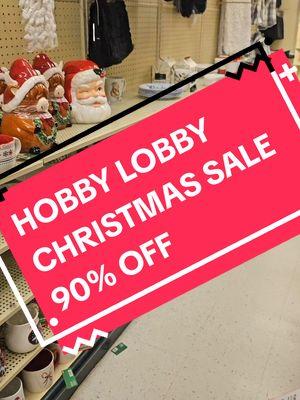 90% off confirmado chicas .... #hobbylobby #clearance #christmassale #saletoday #descuentos 