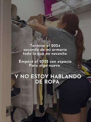 Cerrar ciclos no siempre es fácil, pero necesario y el fin de un año e inicio de uno nuevo es la oportunidad perfecta.  🌟 Hoy decidí empezar el 2025 ligera, dejando atrás todo lo que no suma: cosas, pensamientos y hasta personas.  Este año lo recibo con espacio para lo que realmente me enfoca an mis objetivos. 💫 ¿Qué dejaste tú en el 2024? #Adiós2024 #Hola2025 #NuevoComienzo #EmpezarDeNuevo #SinCosasQueEstorben #AñoNuevoVidaNueva #andreaberrio 