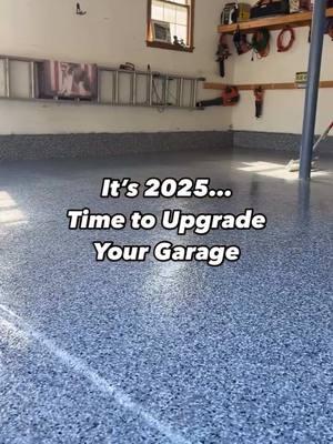 Time to level up, treat yourself to an epoxy garage floor. #epoxy #epoxyfloor #garage #eastonpa #lehighvalley #lehighvalleyepoxy 