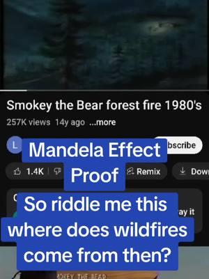 #greenscreenvideo #smokeythebear #preventforestfires #mandelaeffect 