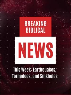 This Week: Earthquakes, Tornadoes, and Sinkholes #earthquake #volcano  #tornado #ethiopia #sinkhole #texas #louisiana #mississippi #alabama #georgia #newjersey #peru #ecuador #weather #Jesus #endtimes #news #bible #biblestudy #holyspirit #rapture #breakingnews #christiannews #fastnews #christianitytiktok #christianity #christiantiktok #christian #church #churchtiktok #faith #pray #prayer #signsfromabove #faithnews #verseoftheday #newsoftheday