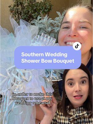 Is this only a Southern thing?? #southernwedding #weddingtradition #bowbouquet 